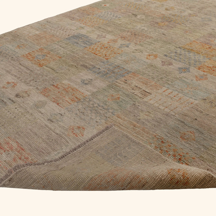 Zameen Patterned Modern Wool Rug - 5'3" x 6'6" Default Title