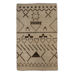 Zameen Patterned Modern Wool Rug - 3'2" x 5'2" Default Title