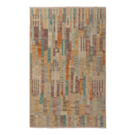 Zameen Patterned Modern Wool Rug - 3'10" x 5'11" Default Title