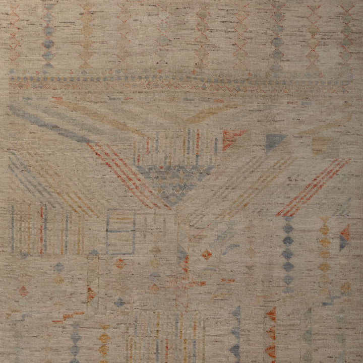 Zameen Patterned Modern Wool Rug - 5'9" x 8" Default Title