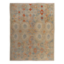 Zameen Patterned Modern Wool Rug - 5'1" x 6'4" Default Title