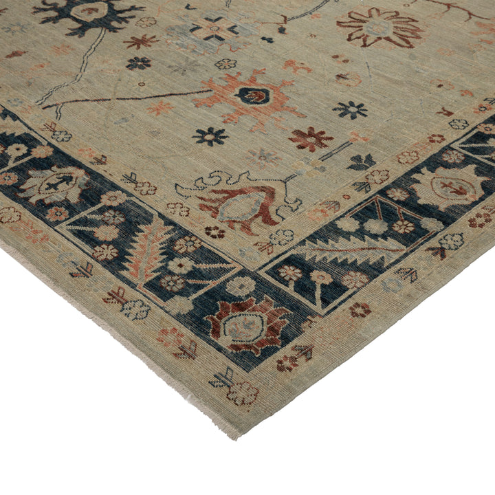 Zameen Patterned Modern Wool Rug - 8'7" x 10'2" Default Title