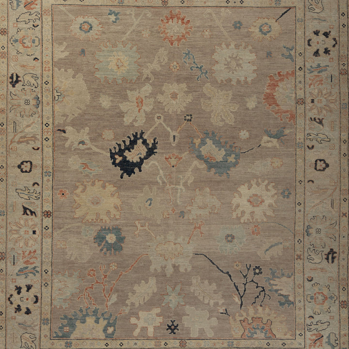 Zameen Patterned Modern Wool Rug - 8'4" x 9'10" Default Title