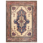 Cream & Red Khorassan Persian Rug - 10' x 13'6"