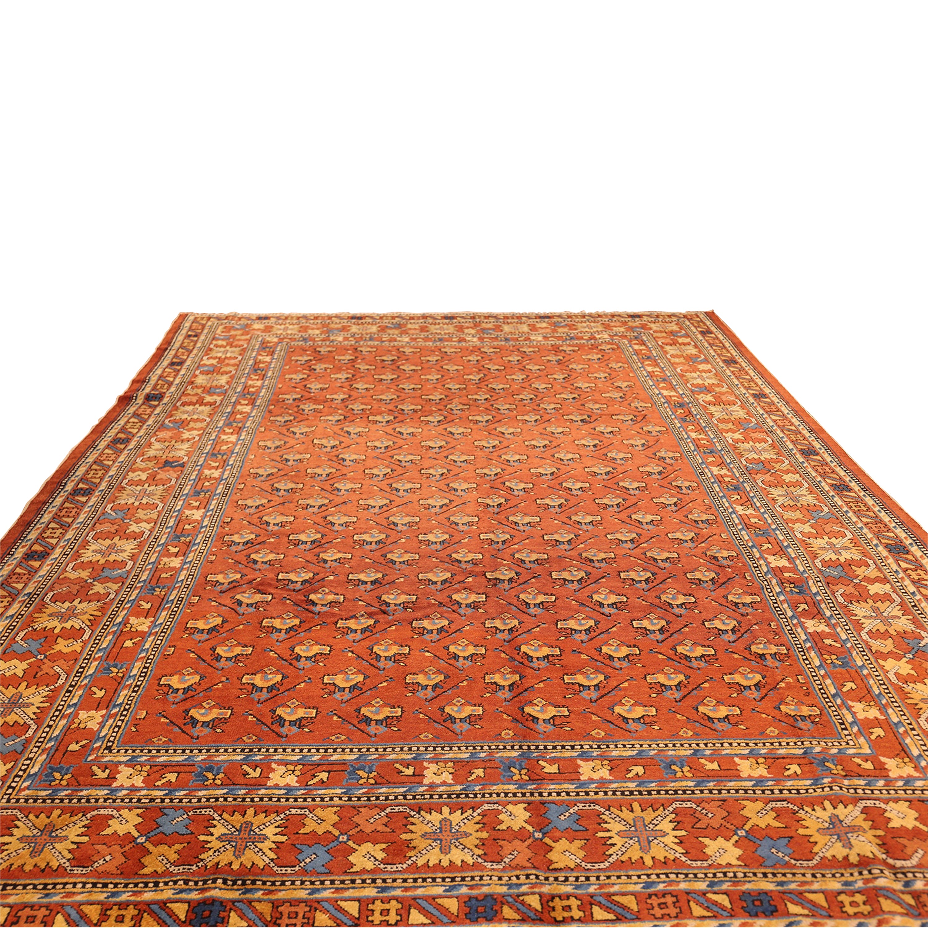 Red Antique Khotan Rug - 8'5" x 12'