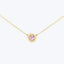 Evo Pink Sapphire Necklace Default Title