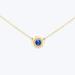 Evo Blue Sapphire Necklace Default Title