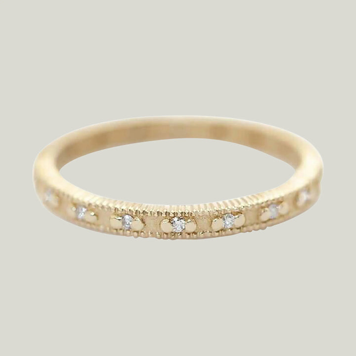 Ribbed Tiny Eternity Band Default Title