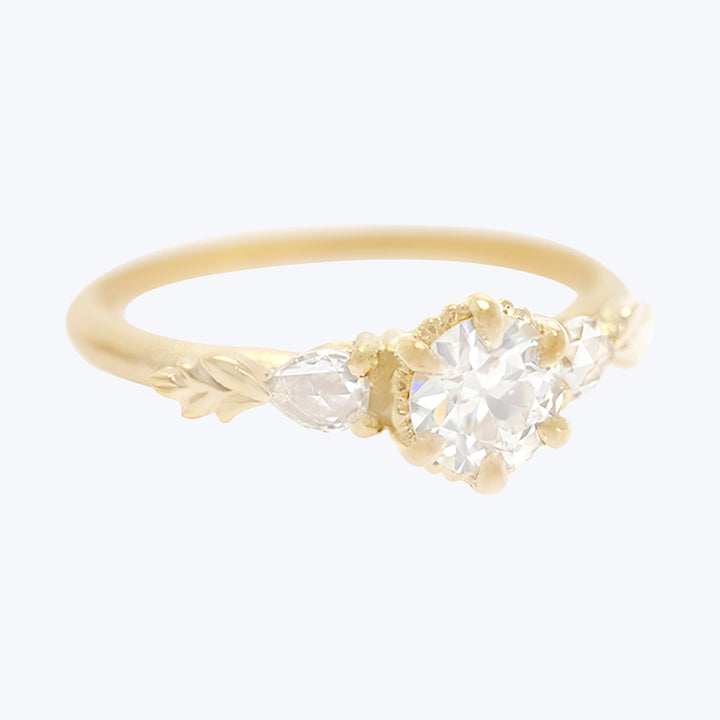 Wood Nymph Ivy 3-Stone Engagement Ring Default Title