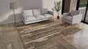 Brown Zameen Transitional Wool Rug - 8'9"x 10'7"