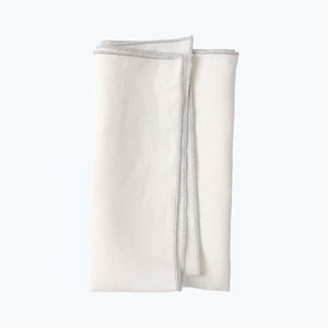 Eco-friendly reusable drawstring bag with simple white design.