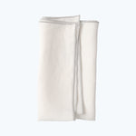 Eco-friendly reusable drawstring bag with simple white design.