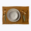 Metallic Linen Napkin Curry/Gold