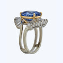 8.11 ct. Sapphire Diamond Ring