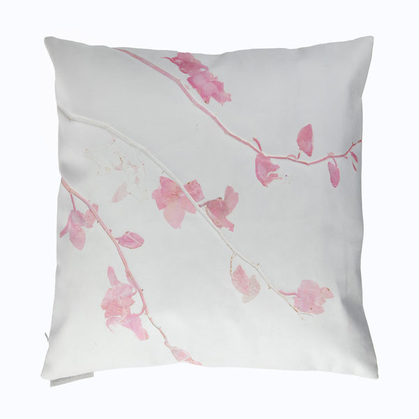 Orchid Eco Suede Pillow, Scarlet