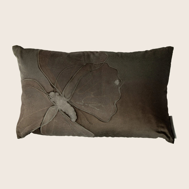 Monarch Ombre Kohl on Cobble Lumbar Pillow
