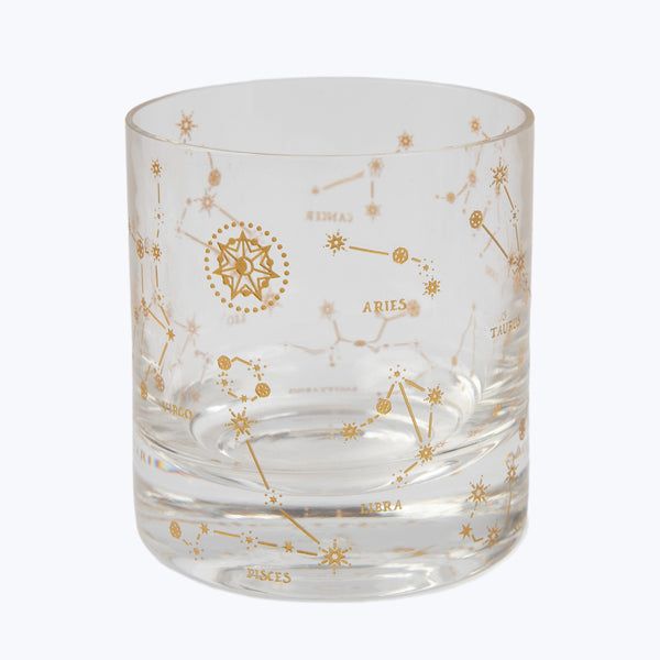 Texas Stars Constellation Etched Stemless Wine Glass