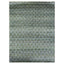 Green and Grey Nu Vibrant Geometric Silk Rug - 9' x 12' Default Title