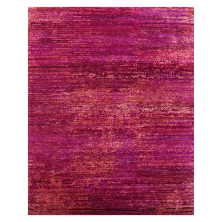 Pink Nu Vibrant Modern Silk Rug - 7'11" x 10'2" Default Title