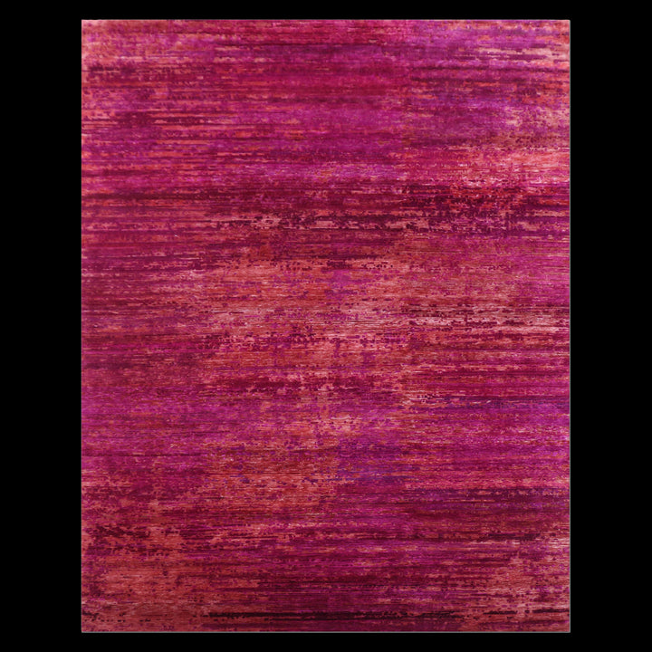 Pink Nu Vibrant Modern Silk Rug - 7'11" x 10'2" Default Title