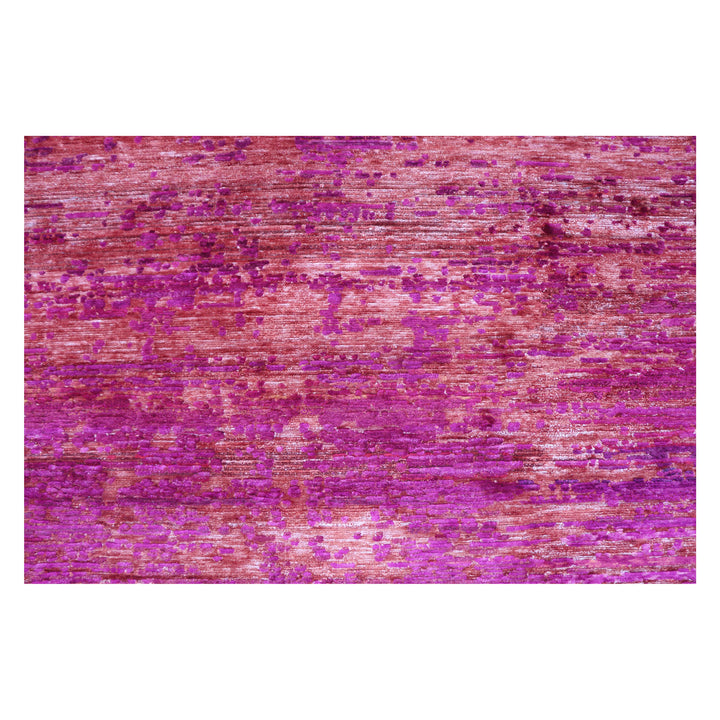 Pink Nu Vibrant Modern Silk Rug - 7'11" x 10'2" Default Title