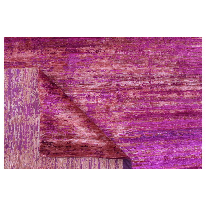 Pink Nu Vibrant Modern Silk Rug - 7'11" x 10'2" Default Title