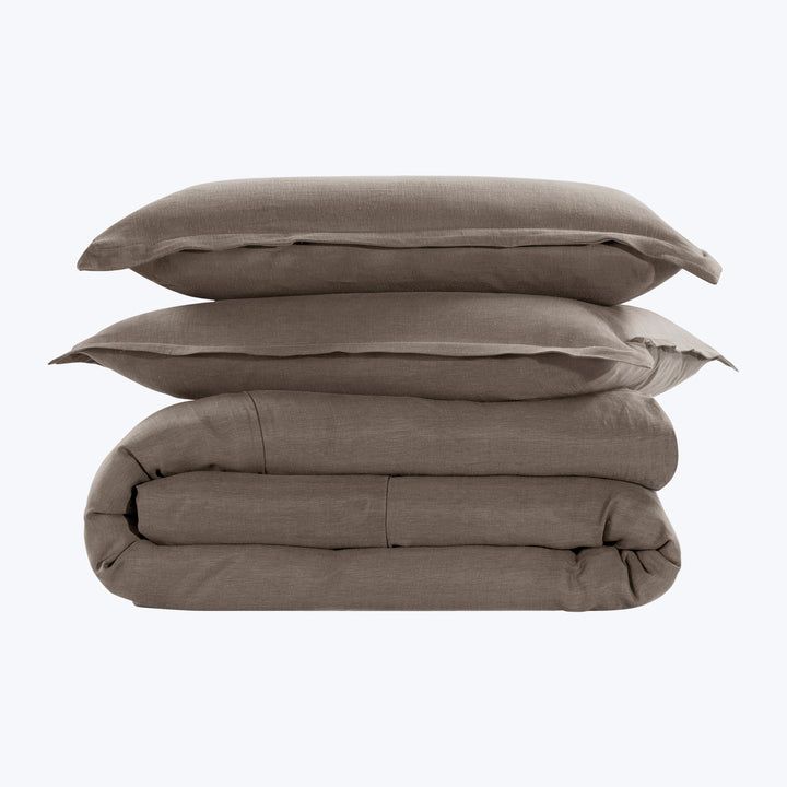 Cupro Linen Bedding Pillow Sham / Standard / Terra