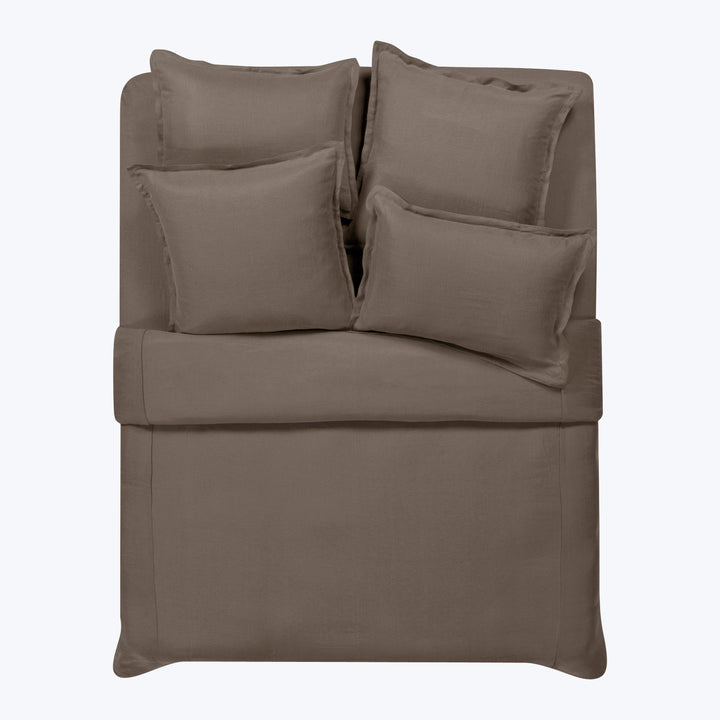 Cupro Linen Bedding Pillow Sham / Standard / Terra