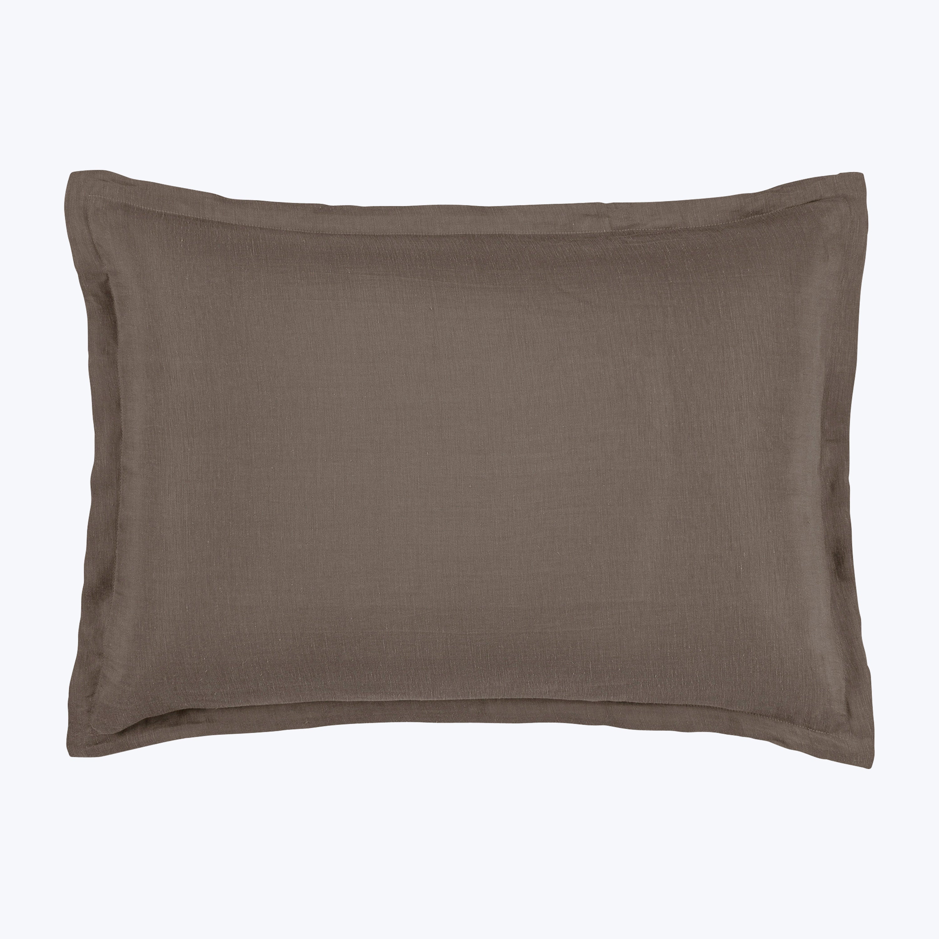 Cupro Linen Bedding Pillow Sham / Standard / Terra