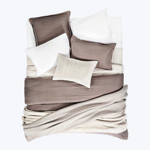Hemp & Cotton Quilted Bedspread Queen - hover