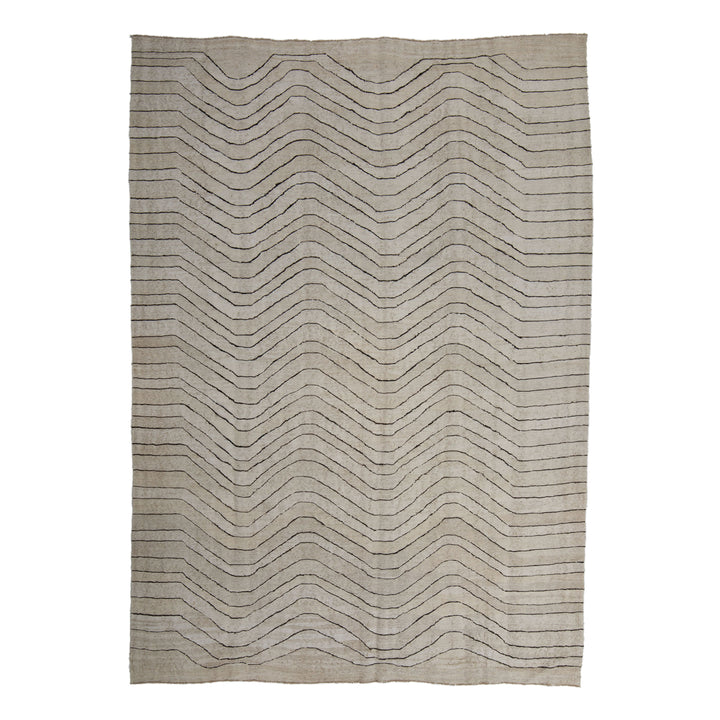 Flatweave Hand-Woven Wool Rug - 8' x 11' Default Title