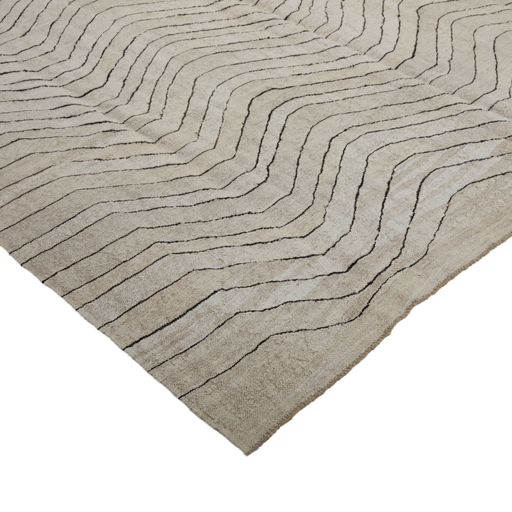 Flatweave Hand-Woven Wool Rug - 8' x 11' Default Title