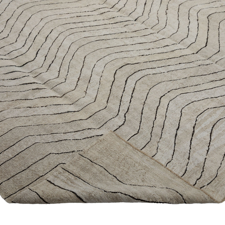 Flatweave Hand-Woven Wool Rug - 8' x 11' Default Title