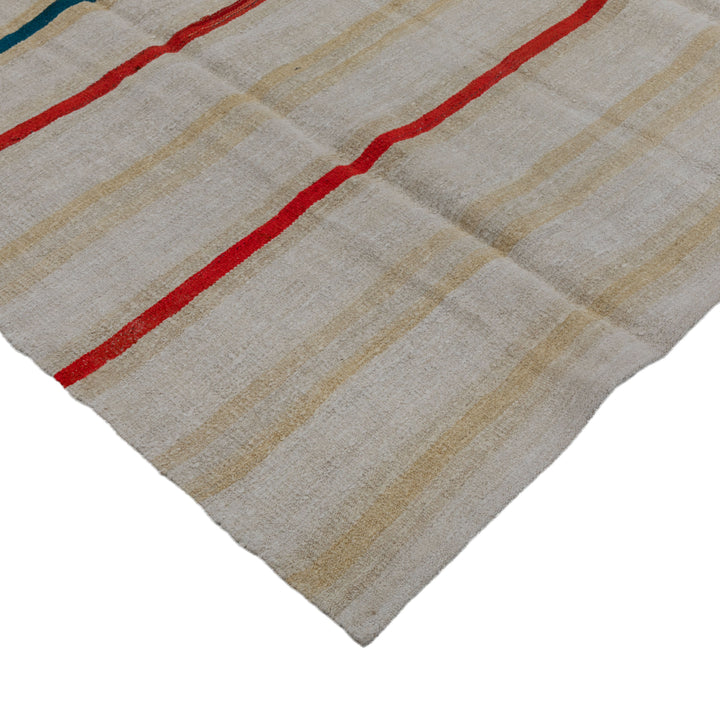 Flatweave Hand-Woven Wool Rug - 6'4" x 11'9" Default Title