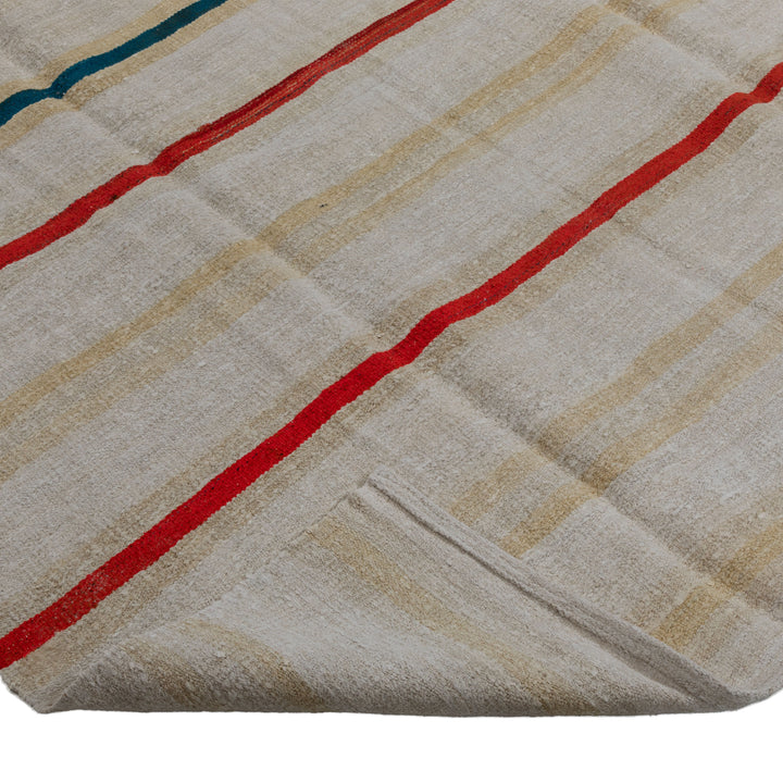 Flatweave Hand-Woven Wool Rug - 6'4" x 11'9" Default Title