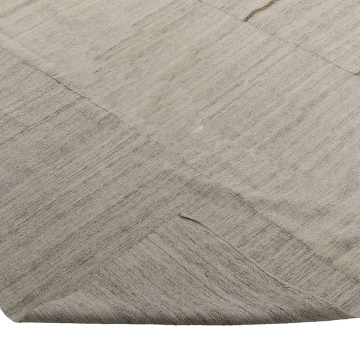 Flatweave Hand-Woven Wool Rug - 6'3" x 11'5" Default Title