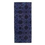 Purple Patterned Wool Rug - 3'3" x 8'2"