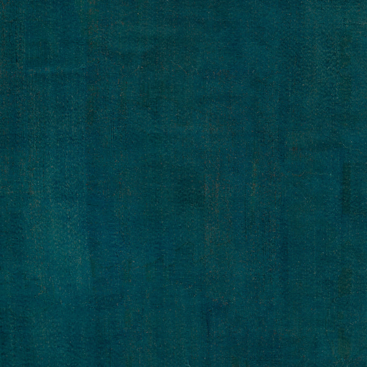 Blue Patterned Wool Rug - 4' x 8'6"