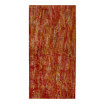 Orange Patterned Wool Rug - 3'11" x 7'10"