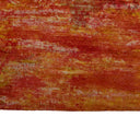 Orange Patterned Wool Rug - 3'11" x 7'10"