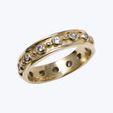 Dew Drop Mediterranee Diamond Ring, 14k Yellow Gold