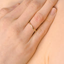 Strata Hammered Band Ring, 14k Yellow Gold