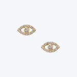 Classique Pave Evil Eye Earrings