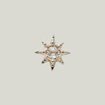 Aztec Micro Starburst Clear Topaz Single