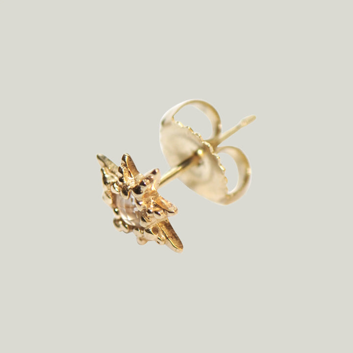 Aztec Micro Starburst Clear Topaz Single