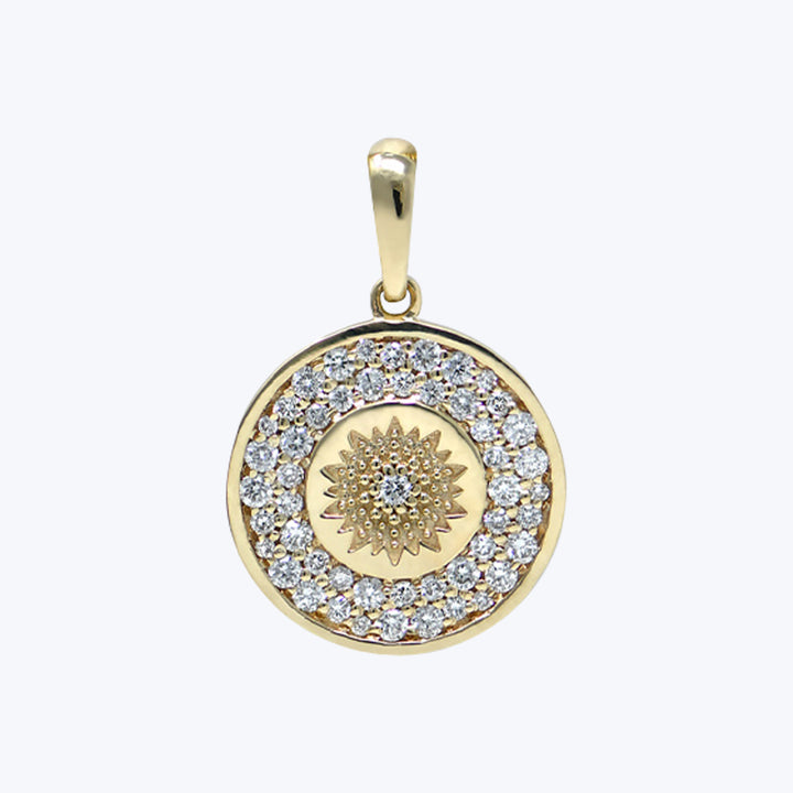 Classique Mini Milly Diamond Medallion Pendant