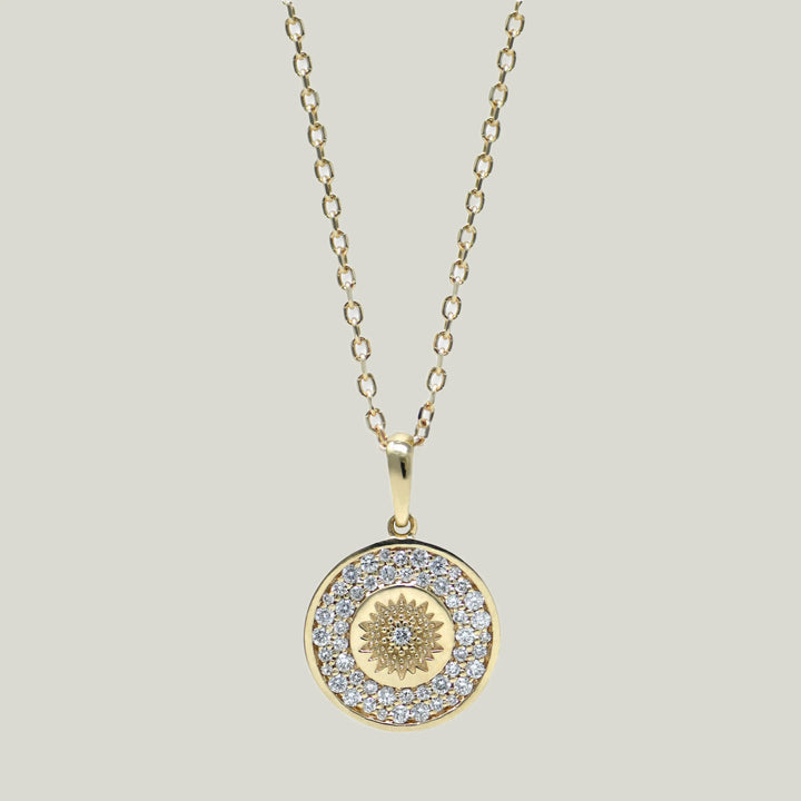 Classique Mini Milly Diamond Medallion Pendant