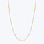 Thin Cable Chain Charm Necklace