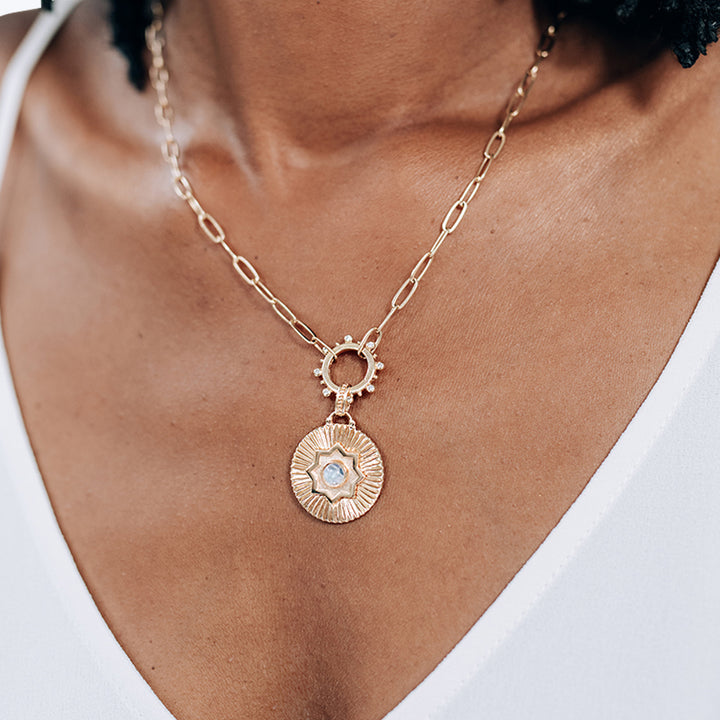 Marakesh Rainbow Moonstone Necklace