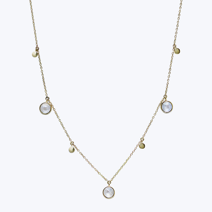 Cleo Cabochon Moonstone Necklace